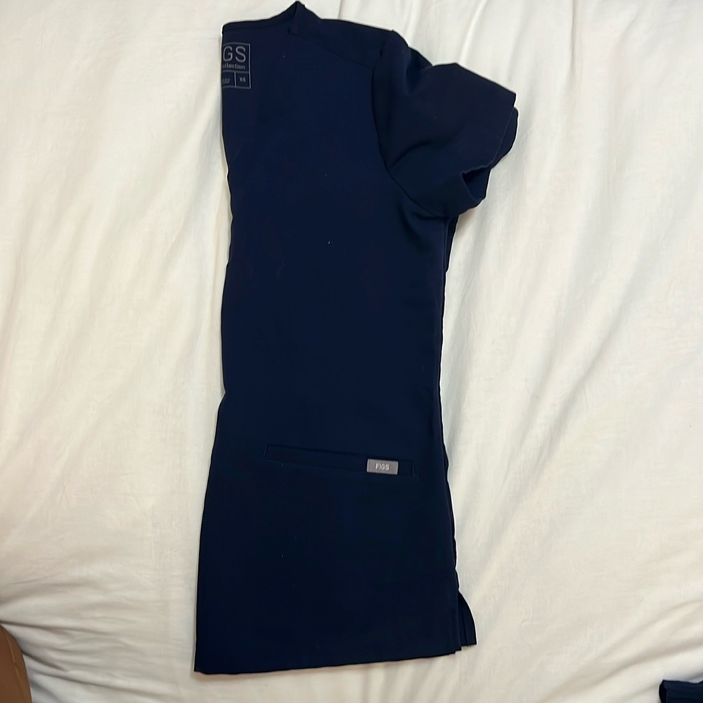 Navy blue Figs Scrub Set
